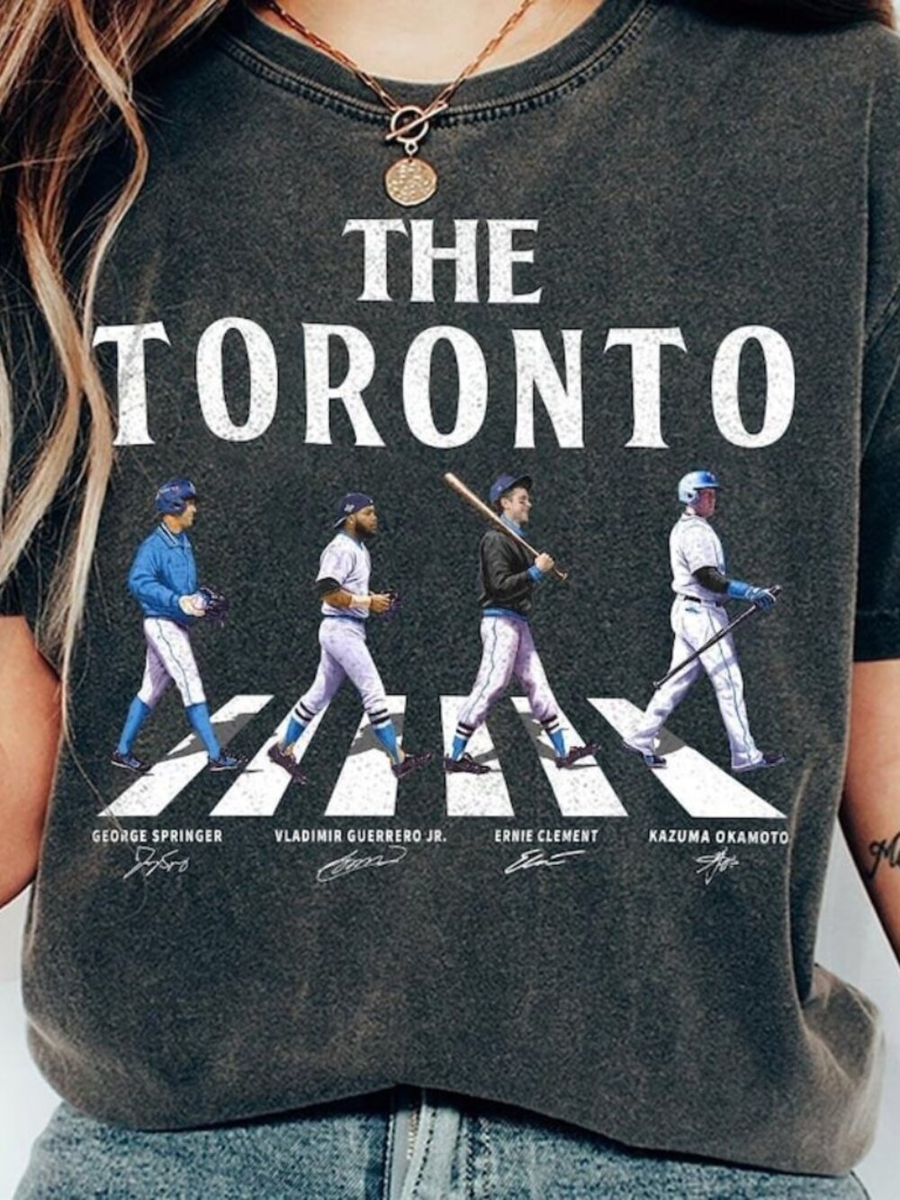 Toronto Walking Baseball Vintage Shirt, Kazuma Okamoto Ernie Clem Shirt